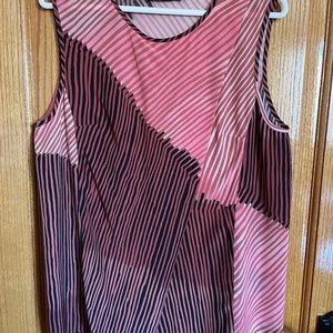 NWOT Stills Designer Womens Silk Sleevless Summer Top Tank Blouse EU42 FR44 US12